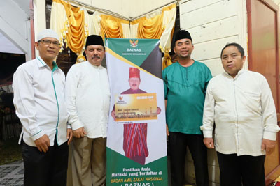 Tinjau Kesiapan Salurkan Bantuan Bagi Dhuafa, Sekda Kunjungi Kantor BAZNAS Inhil